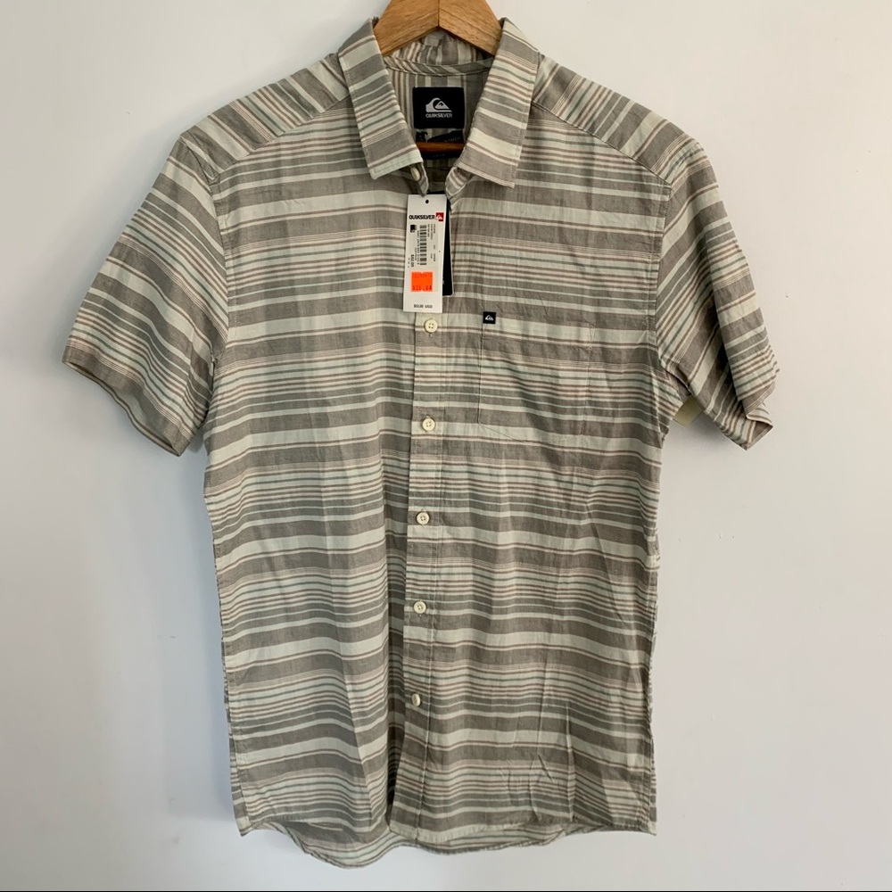 NWT quiksilver rifter shirt small